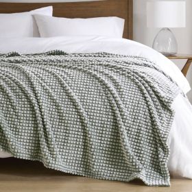 Carved Plush Blanket Full/Queen