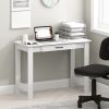 JAYA Writing Desk with Drawer, White