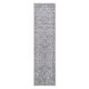 LOOM & LUXE Collection 2X8 Silver/Oriental Non-Shedding Living Room Bedroom Dining Home Office Stylish and Stain Resistant Area Rug