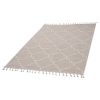LOOM & LUXE Collection 8X10 Ivory /Trellis Indoor/Outdoor Area Rug