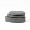 MODERNESQUE ROTATING COFFEE TABLE-Matte Black Contemporary Accent Table.