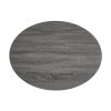 MODERNESQUE ROTATING COFFEE TABLE-Matte Black Contemporary Accent Table.