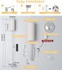 LED Floor Lamp for Living Room, Dimmable Standing Lamps with Foot Switch,Remote Custom Color Temperature Silver Pole Lamp with Lampshade