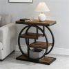 Wooden coffee table with storage rack, side table, sofa table