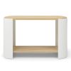 End Table, Small Side Table, Nightstand with 2-Layer Storage Shelves, Sofa Table for Small Spaces, Living Room, Bedroom, Stable Frame, Easy Assembly